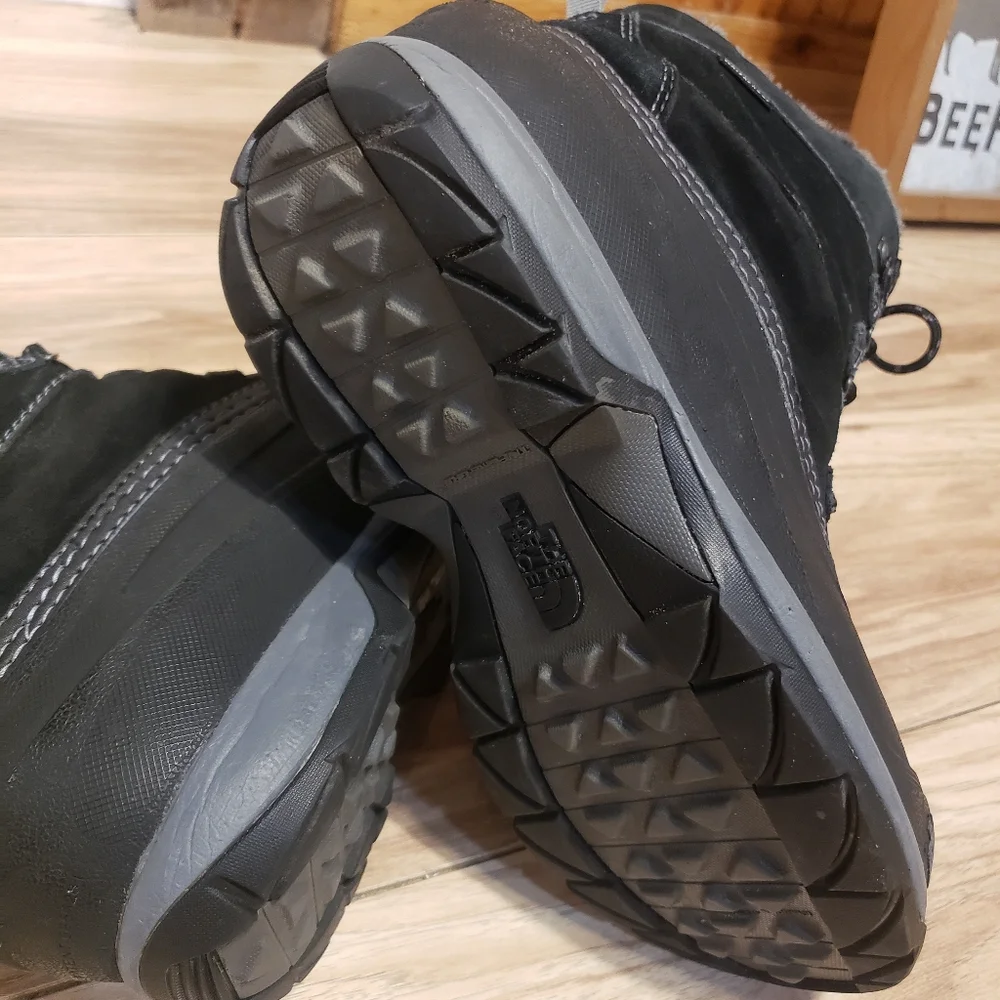 Northface Fur Lined Lace Up Waterproof Heatseeker Insulated Boots Women 10